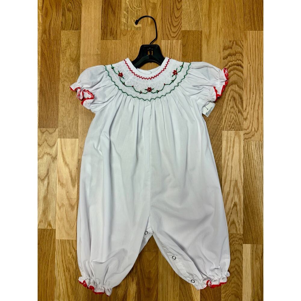 Magnolia Steel Holiday Romper size 6 months